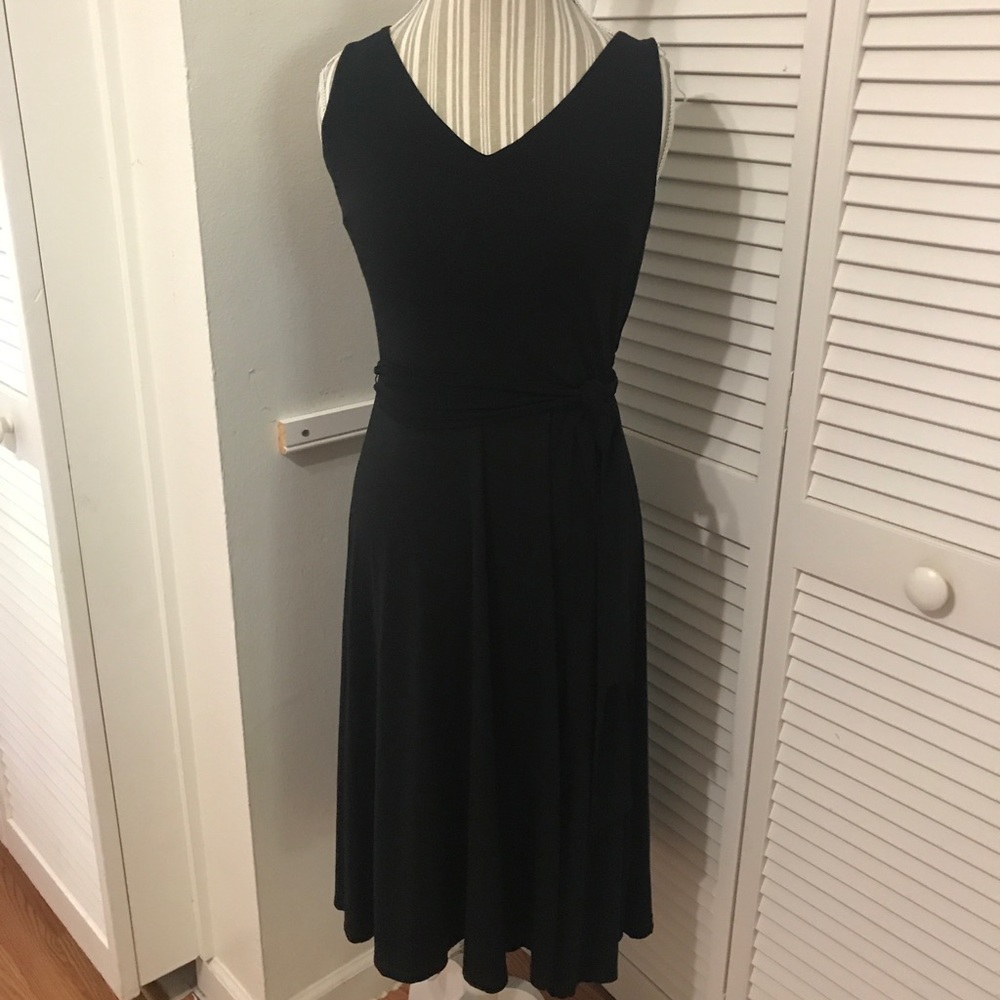 Ann Taylor Twirl Dress with Sexy Slit